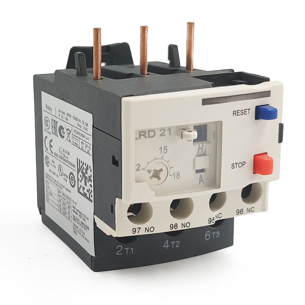 LRD21 Thermal Overload relays 12-18A apply to new LC1D contactor