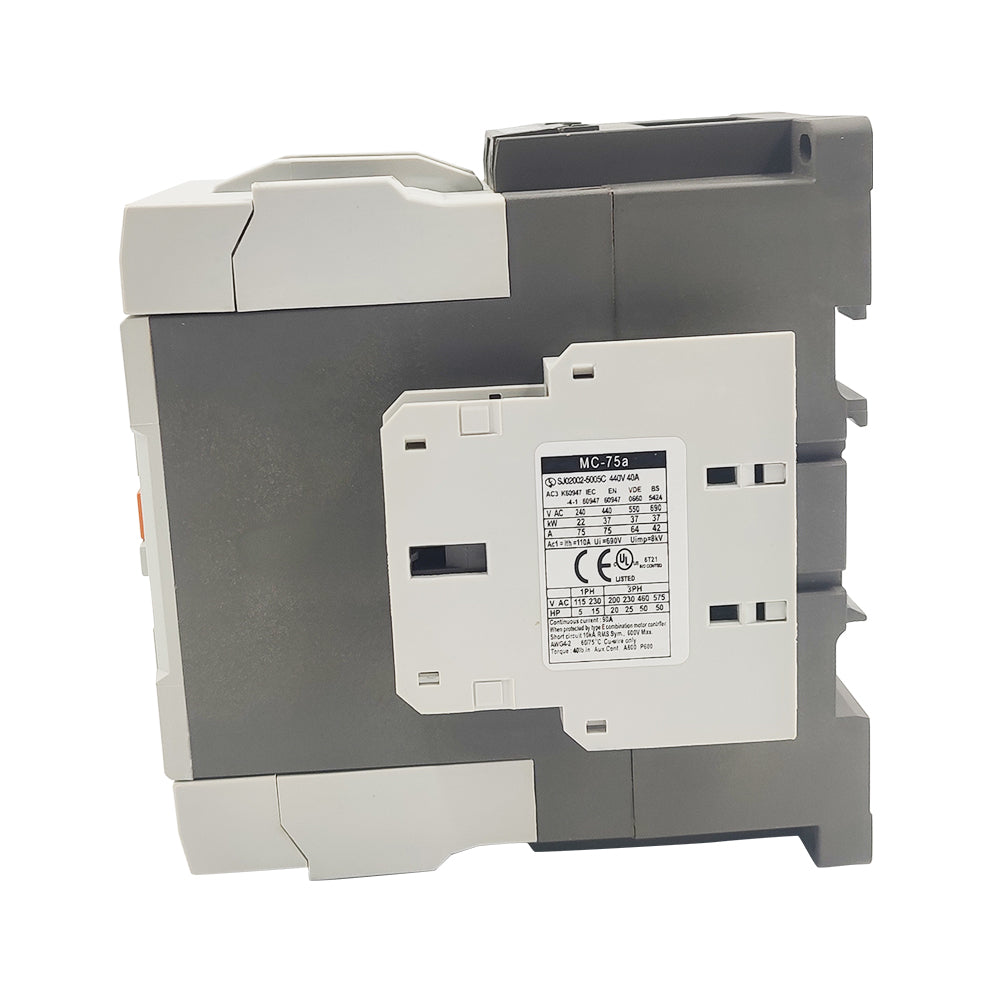 MC-75a Contactor replace LS MC-75a 3P 2NO 2NC 24V AC contactor