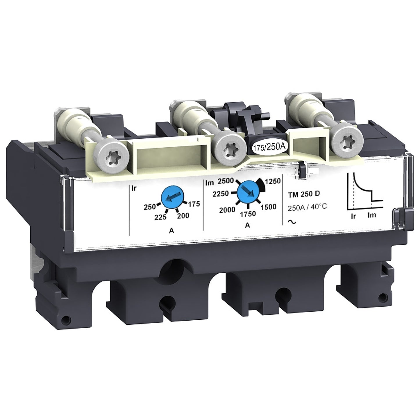 LV429030 Trip unit TM100D for NSX100/160/250 circuit breakers